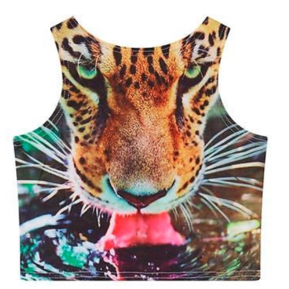 TIGER CROP TOP